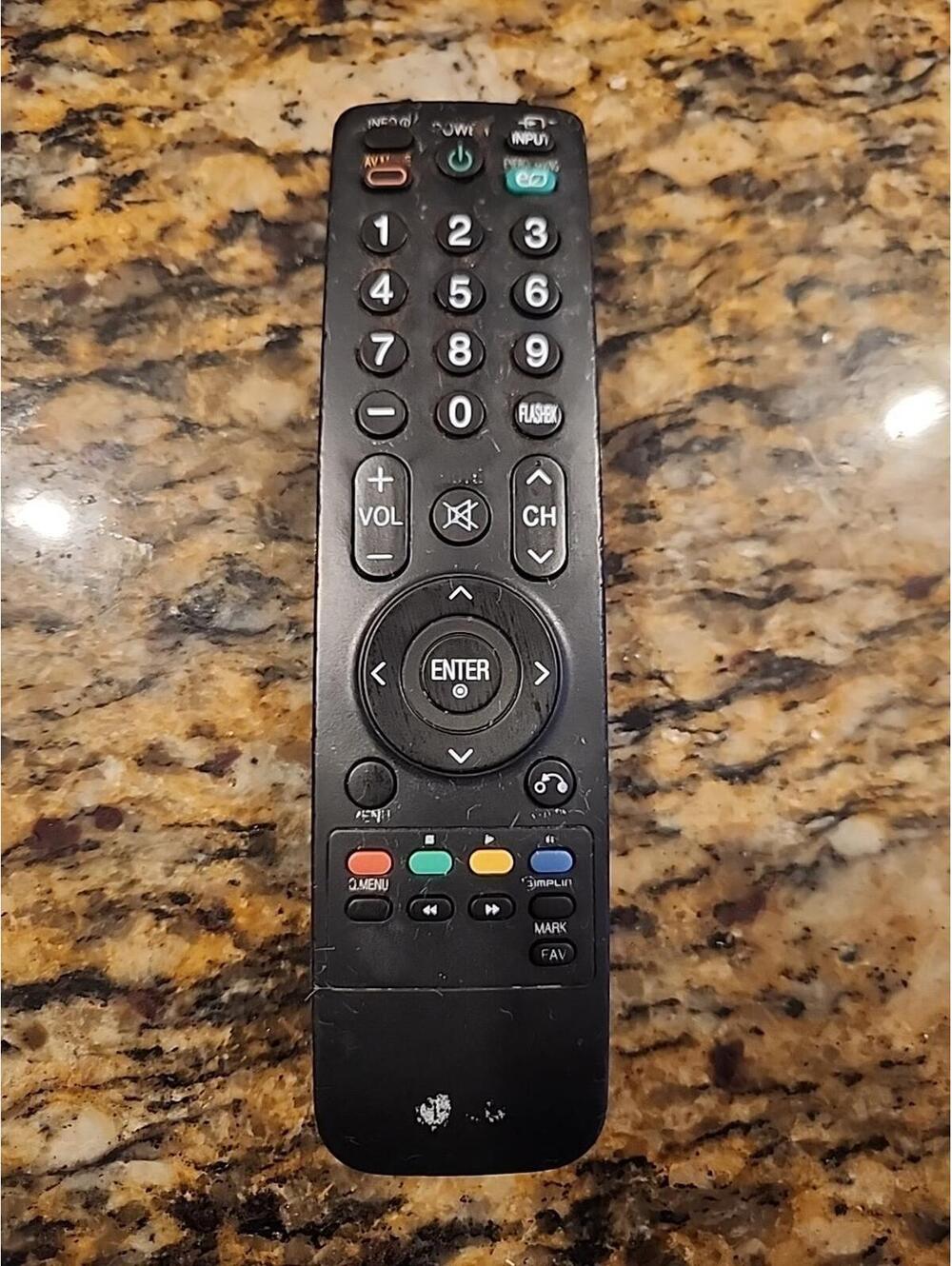 Genuine LG TV Remote Control AKB69680401 Tested and Works